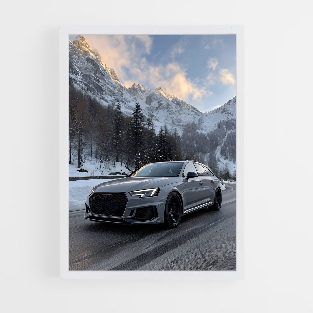 Poster Audi RS4 Revolution (vue 3)